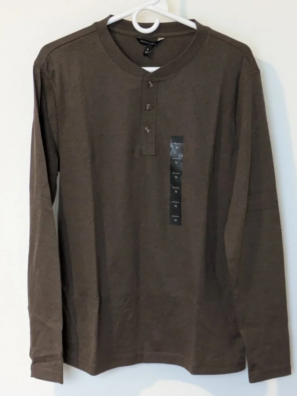 Banana Republic Long Sleeve Thermal Henley NWT